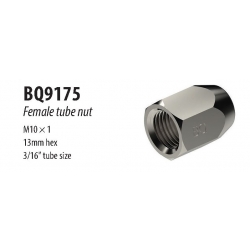Tube Nut Female (M10 x 1 - 3/16)