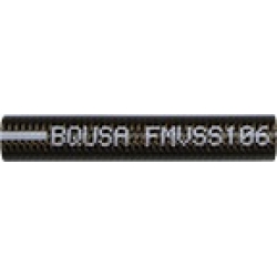 1/8 ID S/S Braided Hose (With Smoke Jacket)(per Meter)